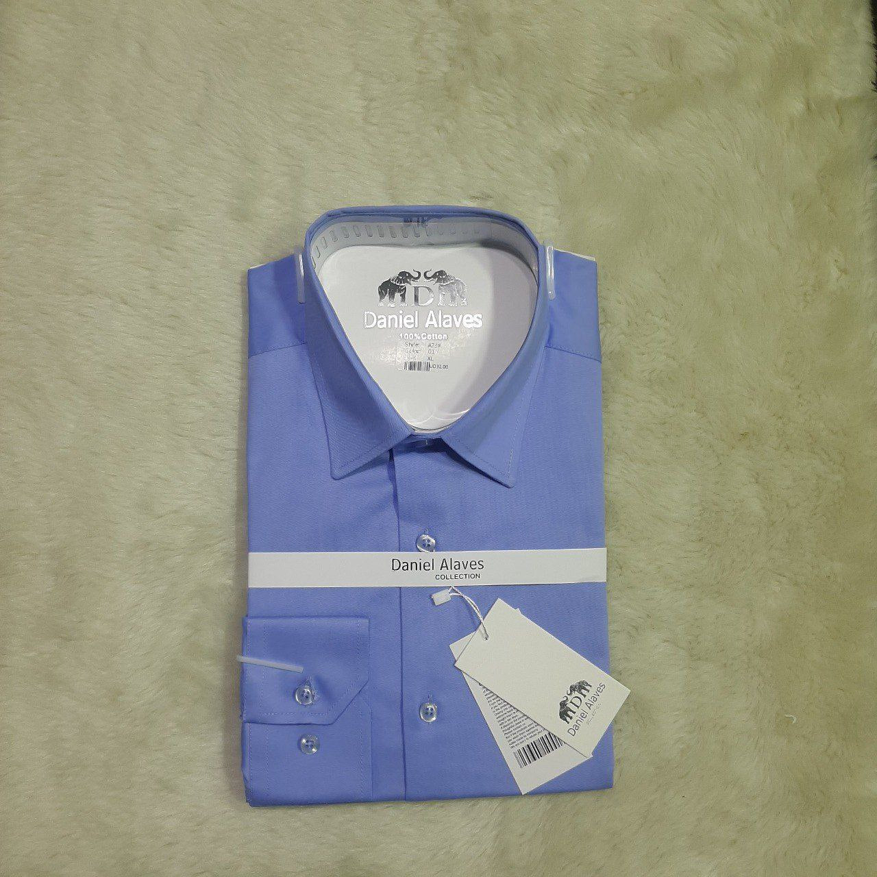 a blue and white bag with a cell phone on it 