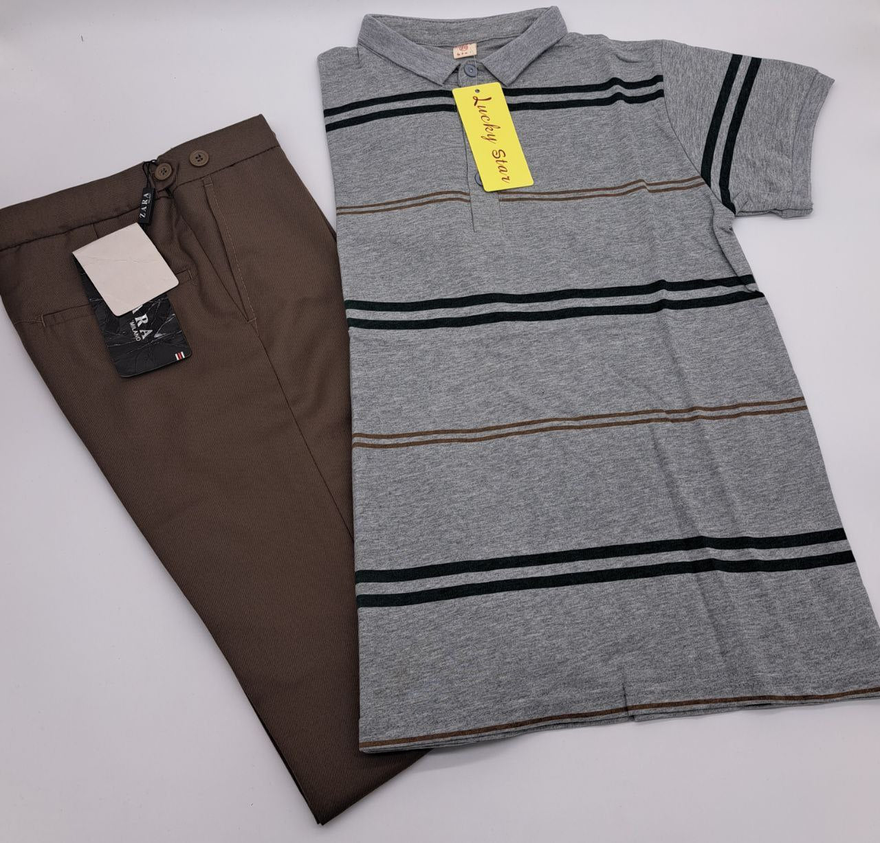 a piece of luggage sitting on top of a box 